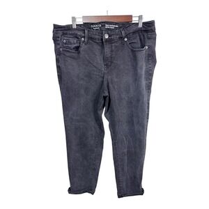 Torrid Perfect Boyfriend Ankle Jeans Black Vintage Stretch Women's Plus 18T‎